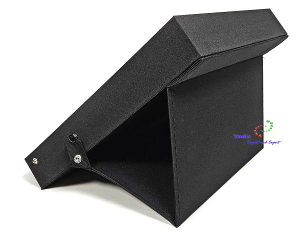 Brillenkoffer Brillendisplay Brillenständer Brillenpräsentation aus Textilstoff für 18 Brillen